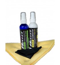 Helmet Care Kit (Sanitizer & visor shine +  2 FREE cloths)