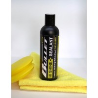 Hi Shine Polymer Sealant Kit: 250ml + FREE microfibre cloth & App. sponge.